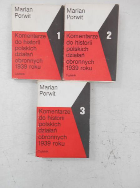 Komentarze do historii polskich działań obronnych 1939 roku, Tom I-III