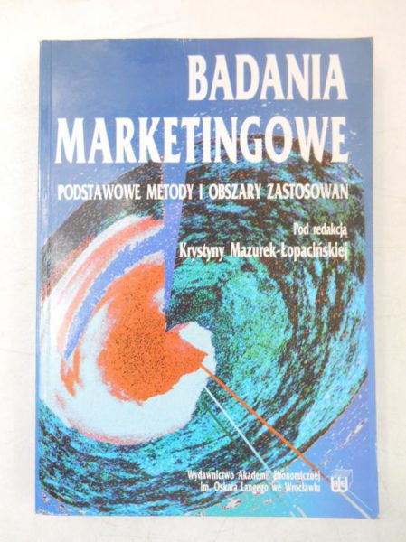 Mazurek-Łopacińska Krystyna - Badania marketingowe