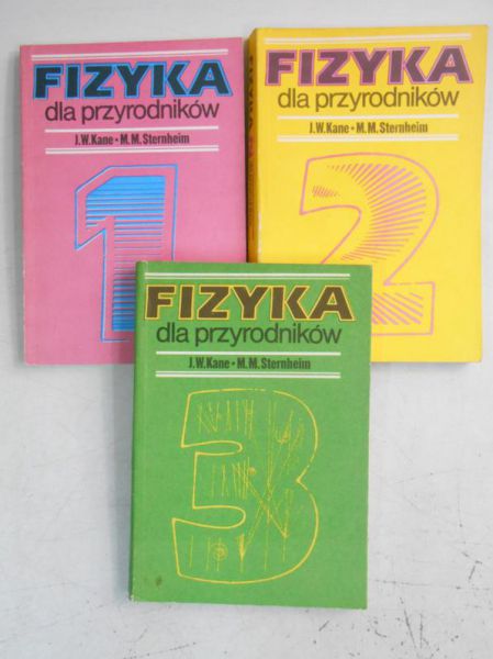 Fizyka dla przyrodników, 3 częśći