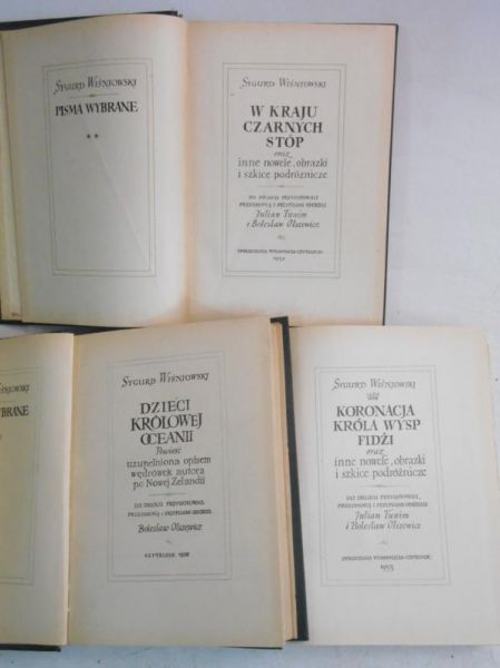 Wiśniowski  - Pisma wybrane, 3 książki