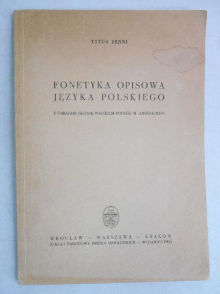 Fonetyka opisowa języka polskiego