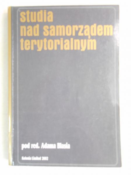 Studia nad samorządem terytorialnym