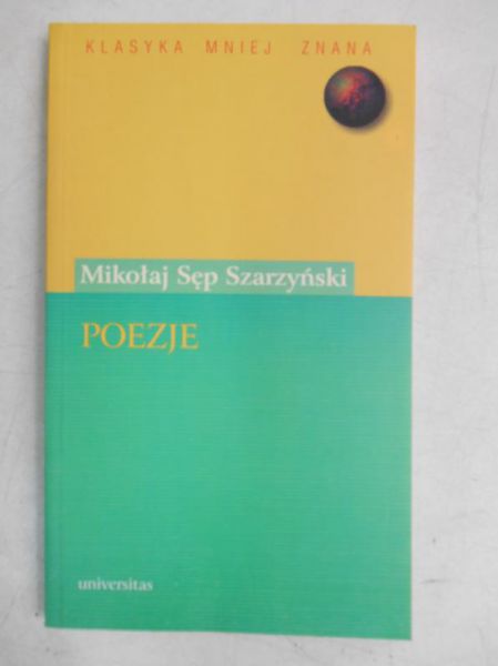 Sęp Sarzyński Mikołaj - Poezja