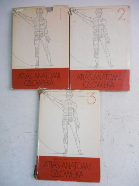 Kiss Ferenc - Atlas anatomii człowieka, Tom I-III
