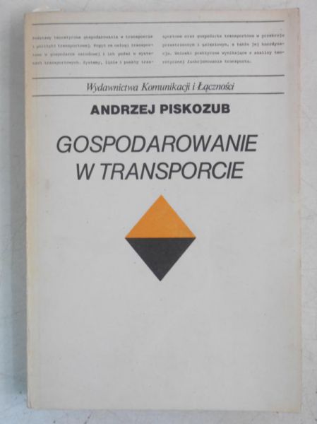 Gospodarowanie w transporcie