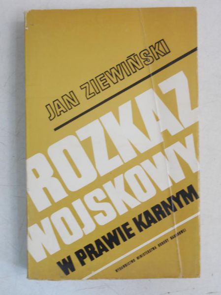 Rozkaz wojskowy w prawie karnym