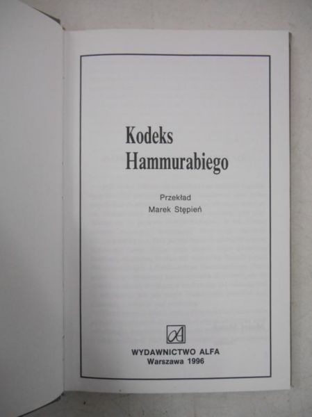 Kodeks Hammurabiego