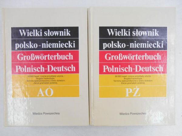 Wielki słownik polsko-niemiecki, A-Ó / P-Ż