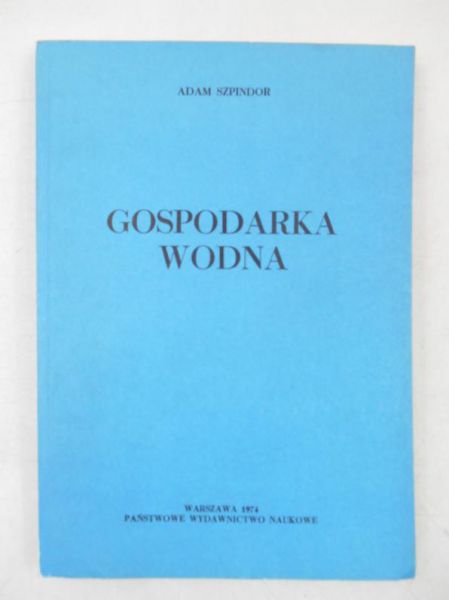 Gospodarka wodna