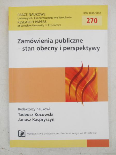 Zamówienia publiczne-stan obecny i perspektywy