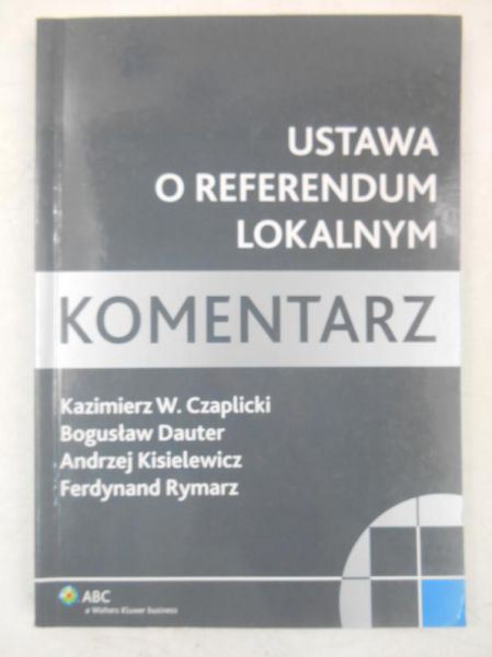 Ustawa o referendum lokalnym