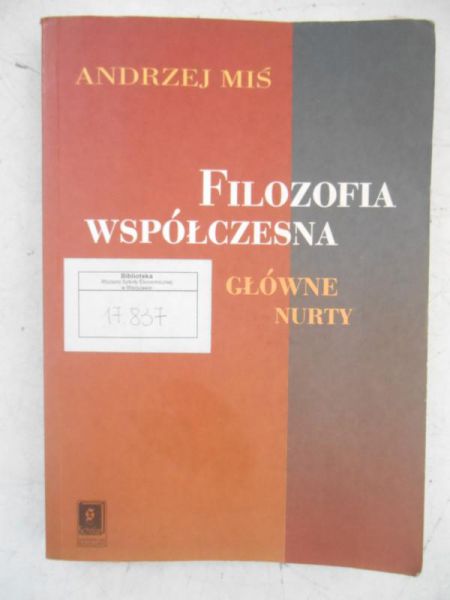Filozofia współczesna. Główne nurty