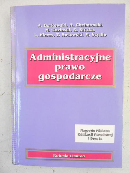 Administracyjne prawo gospodarcze