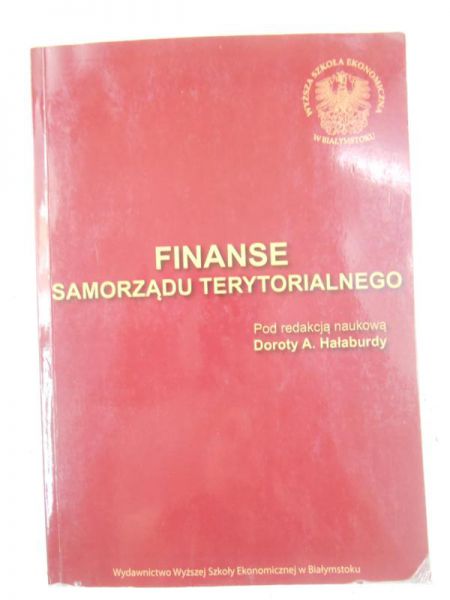 Hałaburda Dorota A. - Finanse samorządu terytorialnego