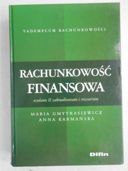 Gmytrasiewicz Maria - Rachunkowość finansowa