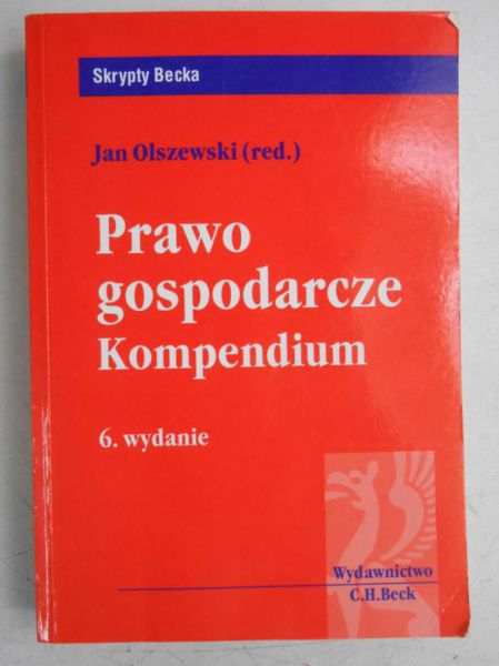 Prawo gospodarcze. Kompendium