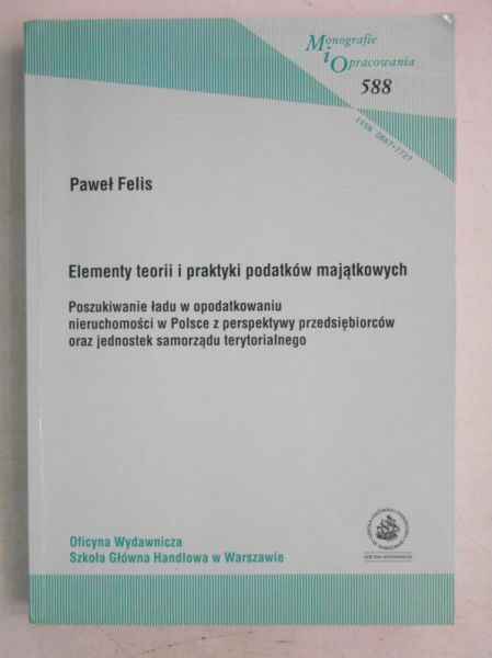Elementy teorii i praktyki podatków międzynarodowych