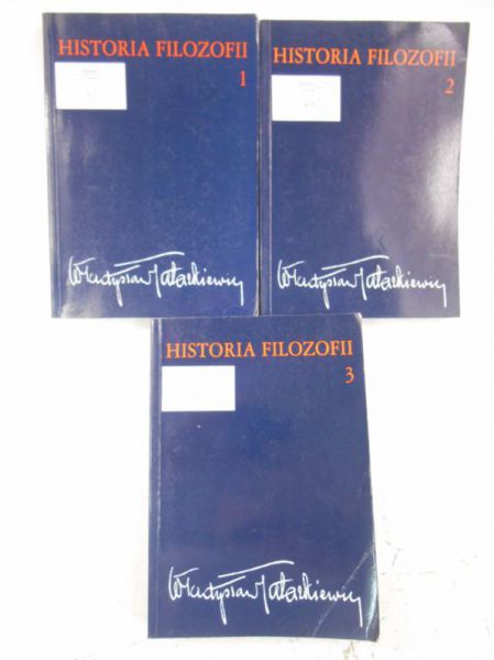 Historia Filozofii, Tom I-III