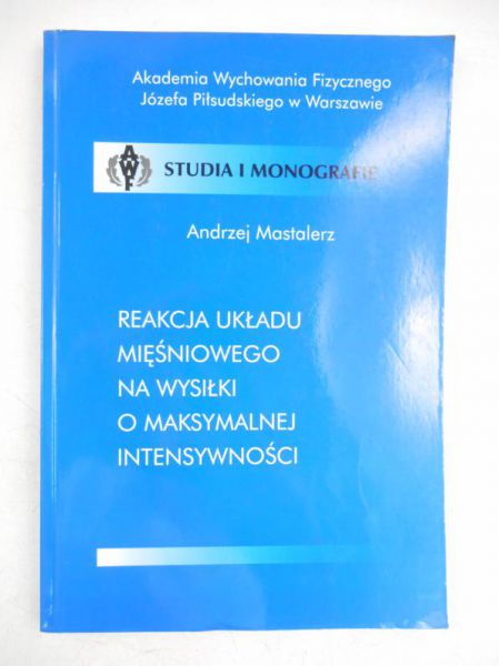 Redakcja układu mięśniowego na wysiłki o maksymalnej intensywności