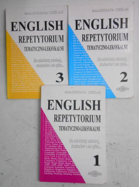 English. Repetytorium tematyczno-leksykalne, część I-III
