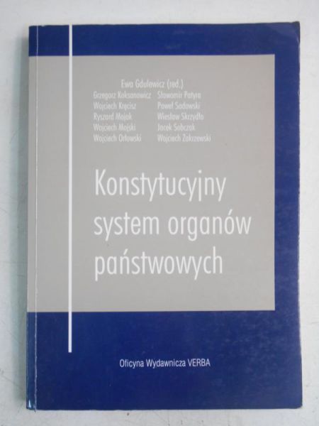 Konstytucyjny system organów państwowych
