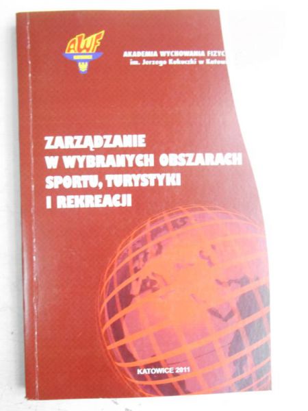 Halemba Piotr  - Zarządzanie w wybranych obszarach, sportu, turystyki i rekreacji