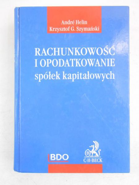 Rachunkowość i opodatkowanie spółek kapitałowych