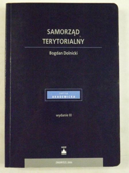 Dolnicki Bogdan - Samorząd terytorialny