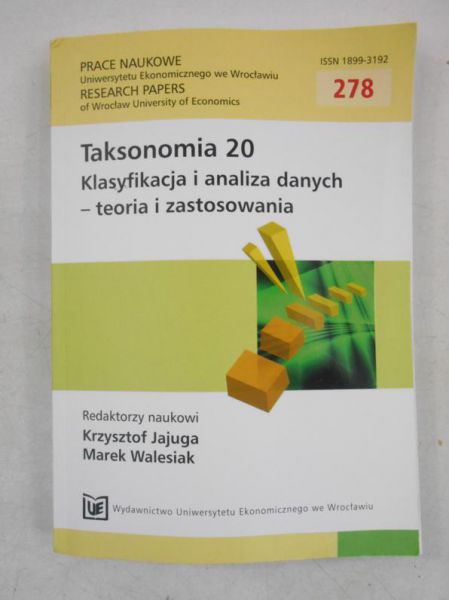 (red.) - Taksonomia 20. Klasyfikacja i analiza danych - teoria i zastosowania
