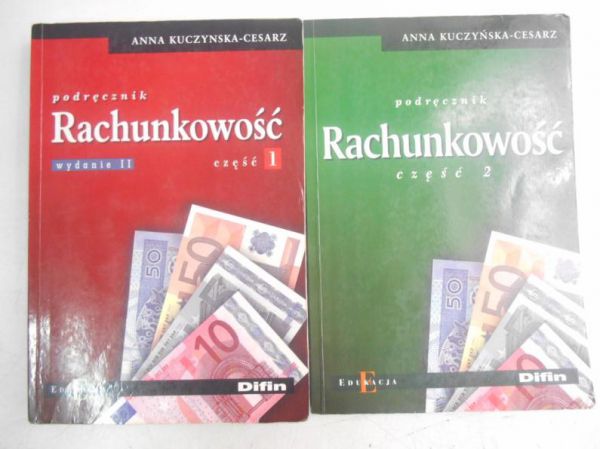Kuczyńska-Cesarz Anna - Podręcznik rachunkowości, część 1 i 2