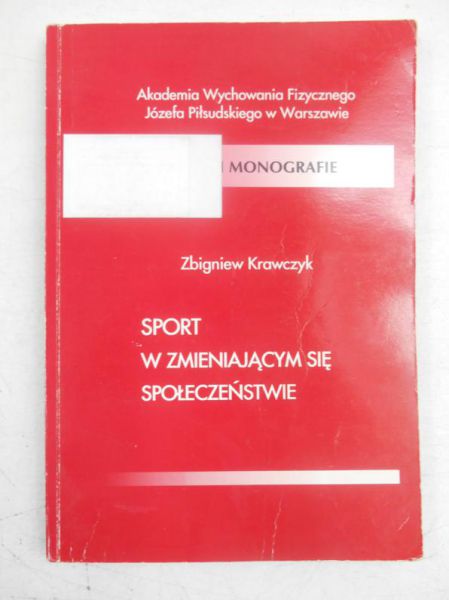 Krawczyk Zbigniew - Sport w zmieniającym się społeczeństwie