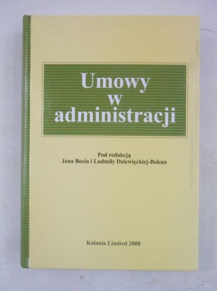 Umowy w administracji