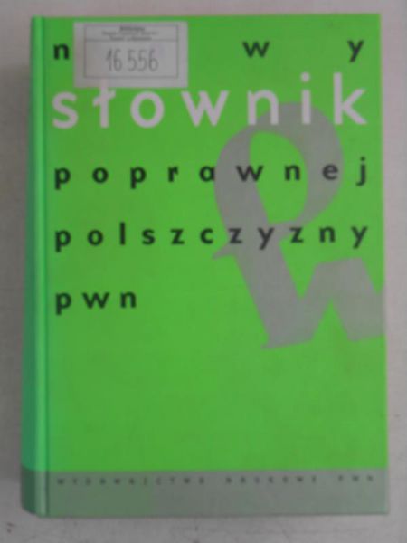 Nowy słownik poprawnej polszczyzny PWN