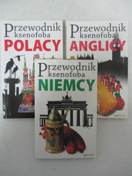 Zestaw 3 książek: Przewodnik ksenofoba: Niemcy, Anglia, Polska