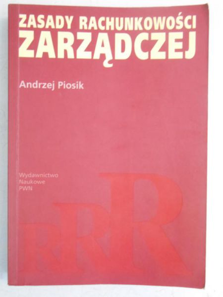 Zasady rachunkowości zarządczej
