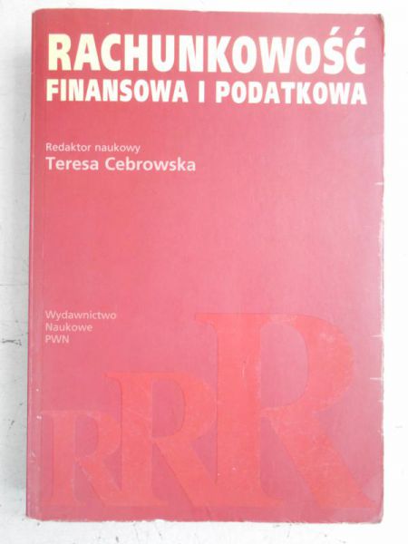 Rachunkowość finansowa i podatkowa