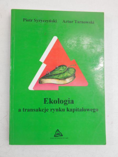 Ekologia a transakcje rynku kapitałowego