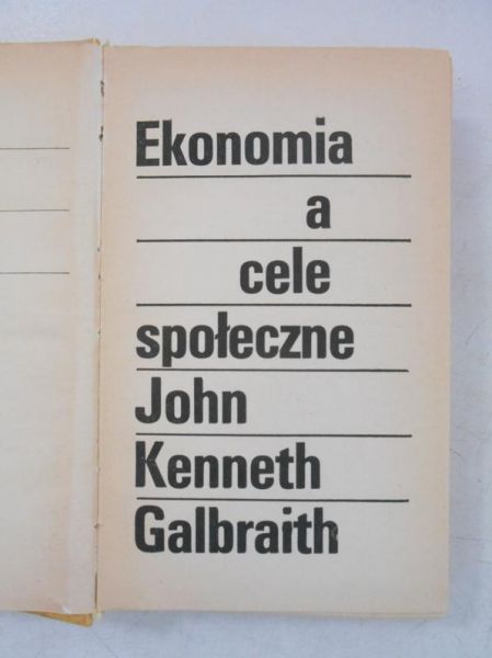Ekonomia a cele społeczne