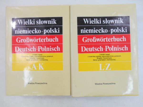 Wielki słownik niemiecko - polski, tom I- II