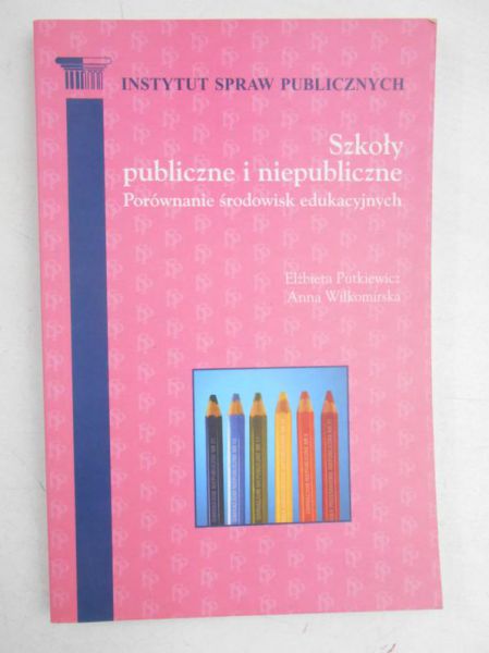 Szkoły publiczne i niepubliczne. Porównanie środowisk edukacyjnych