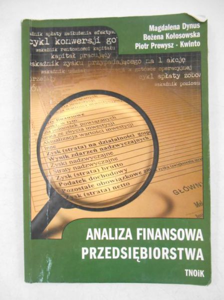 Dynus Magdalena - Analiza finansowa przedsiębiorstwa
