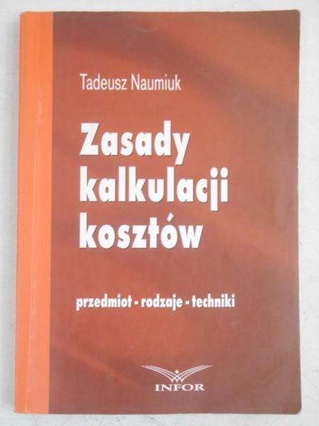Zasady kalkulacji kosztów