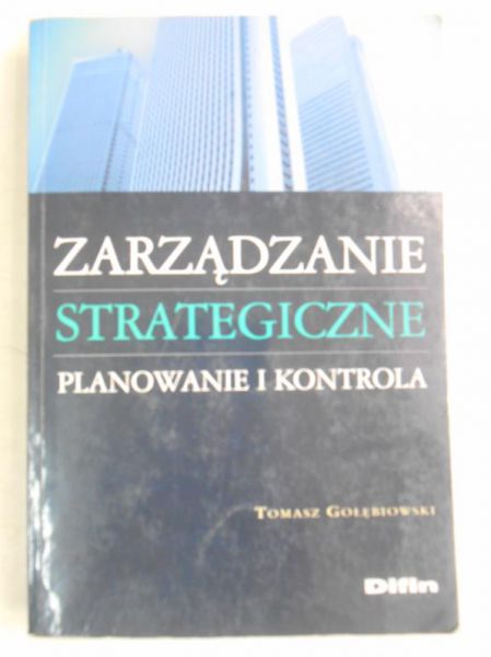 Zarządzanie strategiczne, planowanie i kontrola