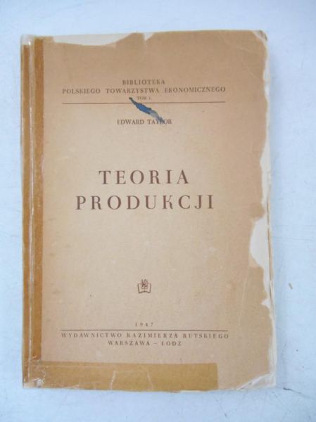 Teoria produkcji, 1947 r.