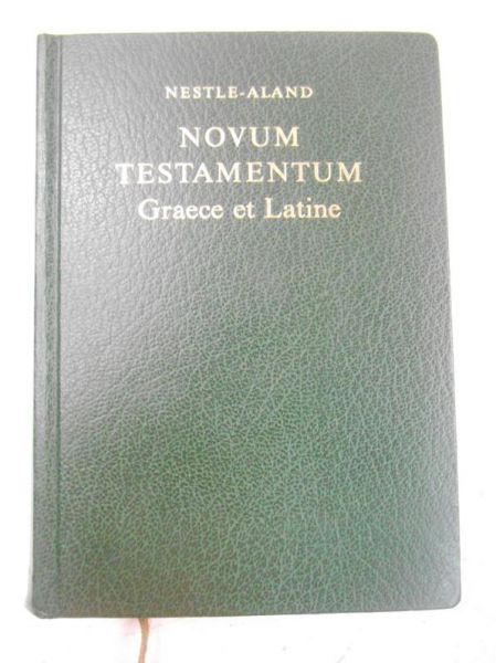 Novum Testamentum: Graece et Latine