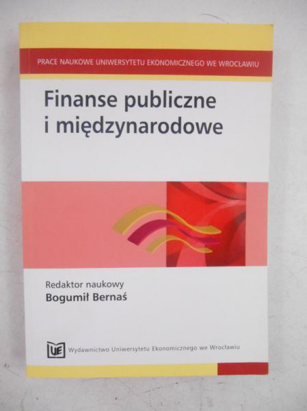 Finanse publiczne i międzynarodowe