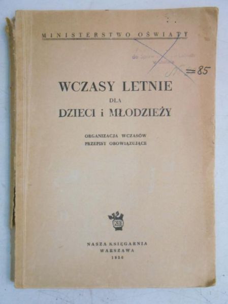Wczasy letnie dla dzieci i młodzieży, 1950 r.
