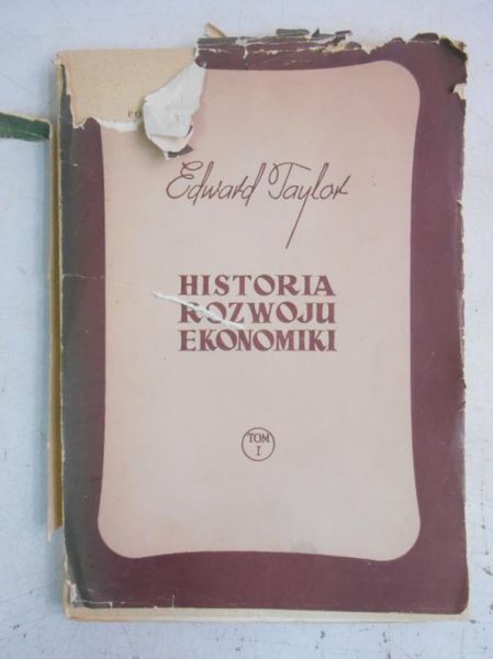 Historia rozwoju ekonomiki, Tom I