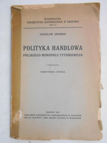Polityka handlowa polskiego monopolu tytoniowego, 1932 r.