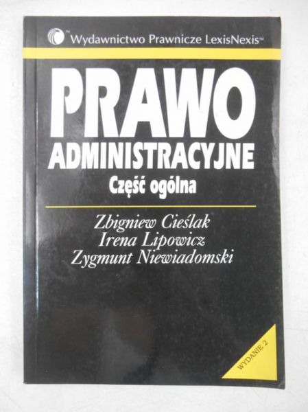 Prawo administracyjne. Część ogólna